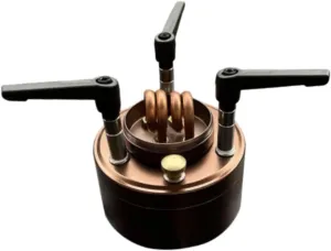 Alcohol Stovetop Outdoor,Lightweight,Small Sturdy Compact Camping Burner Furnace for Camping Backpacking Picnic Hiking Tea