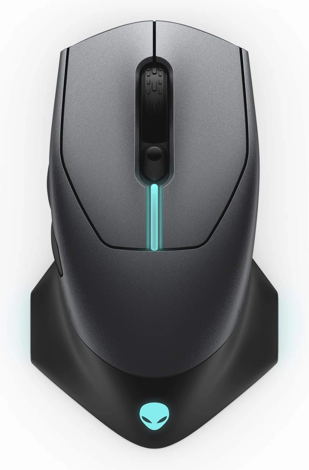 Alienware Wired/Wireless Gaming Mouse AW610M: 16000 DPI Optical Sensor - 350 Hour Rechargeable Battery Life - 7 Buttons - 3-ZONE Alienfx RGB Lighting (Renewed)