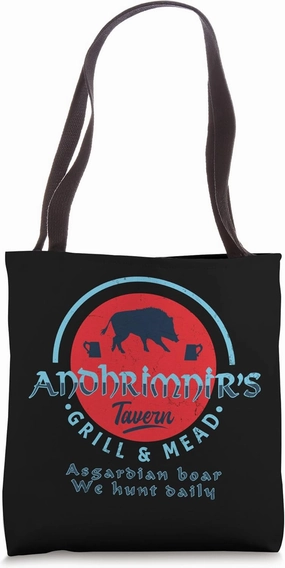 Andhrimnirs Tavern, Viking Tote Bag