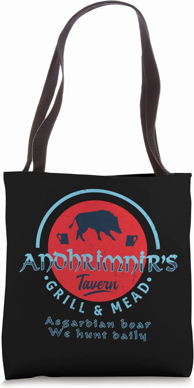 Andhrimnirs Tavern, Viking Tote Bag