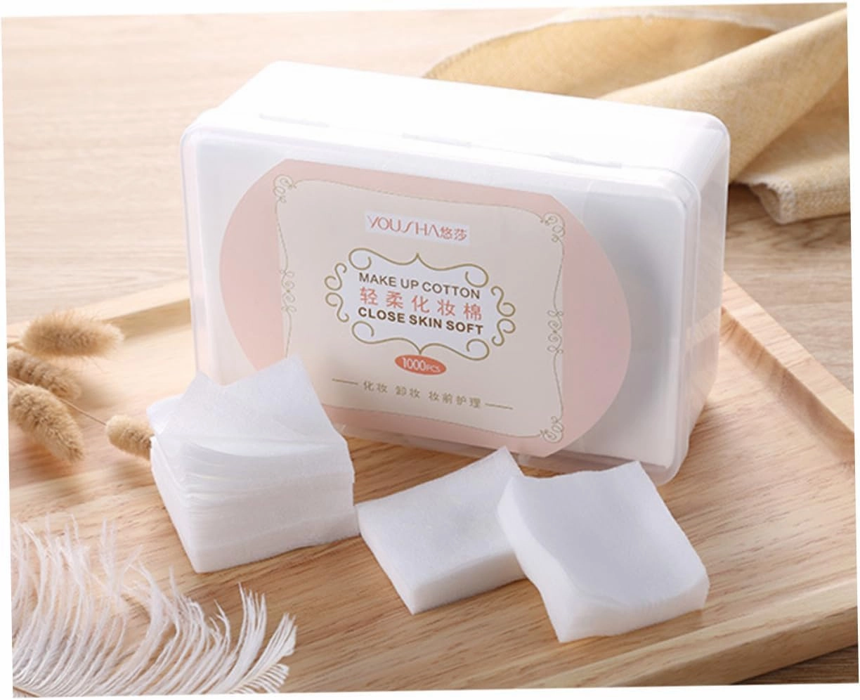 Angoily 3sets Reusable Makeup Remover Cloths Round Cotton Pads for Face Facial Cleansing Pads 1000pcs*3