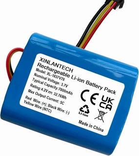 AOLIKES 3.7v 7800mAh Rechargeable Li-ion Battery for Simplehuman Sensor Makeup Mirror ST3007, ST3011, Sh02 Battery Replacement DIY 1s3p 3-Wire Batteries Pack