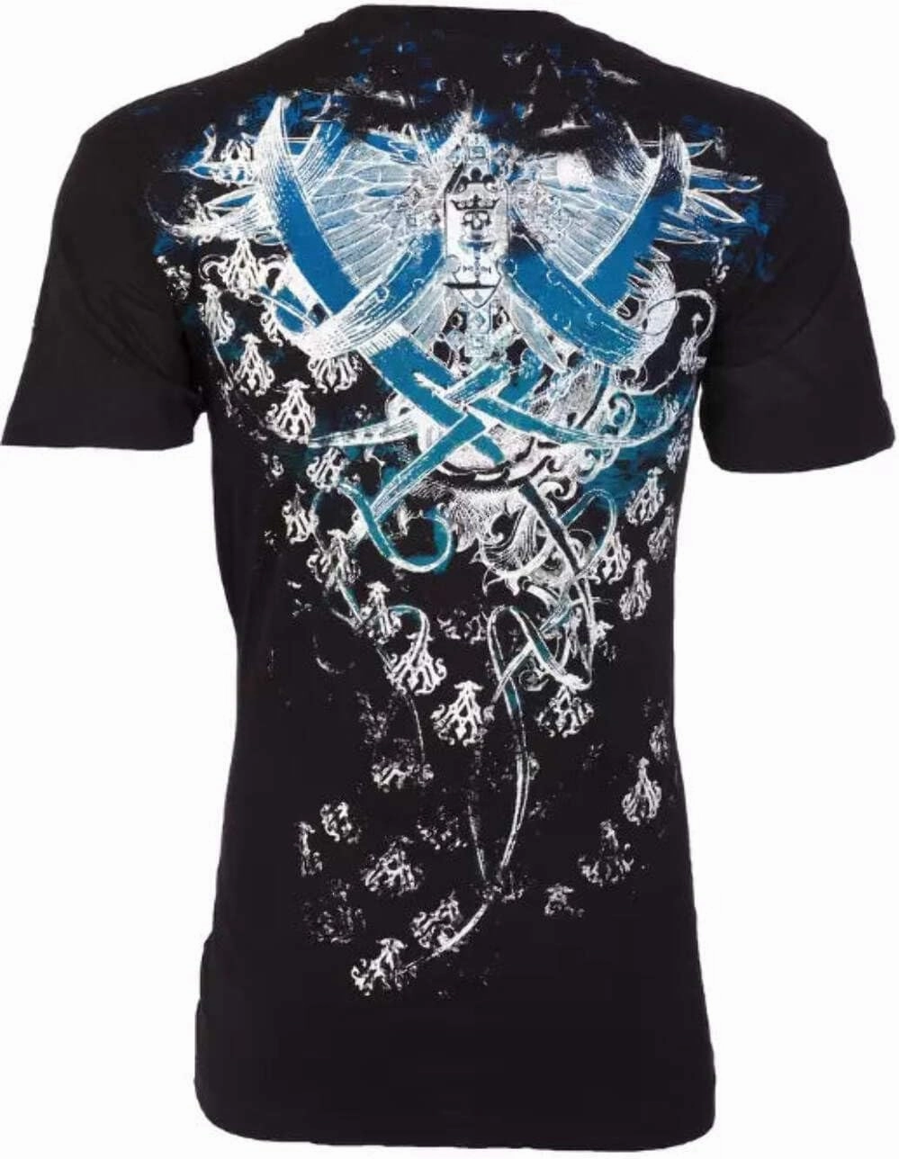 Archaic by Affliction Men's T-Shirt WOODCUTS Y2K