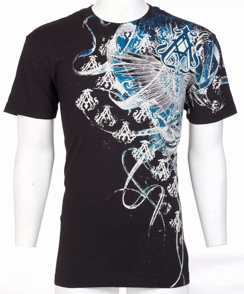 Archaic by Affliction Men's T-Shirt WOODCUTS Y2K