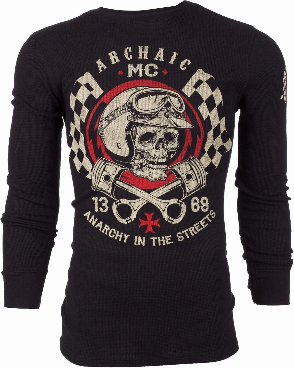 Archaic by Affliction Men's Thermal Shirt Fuel Injector