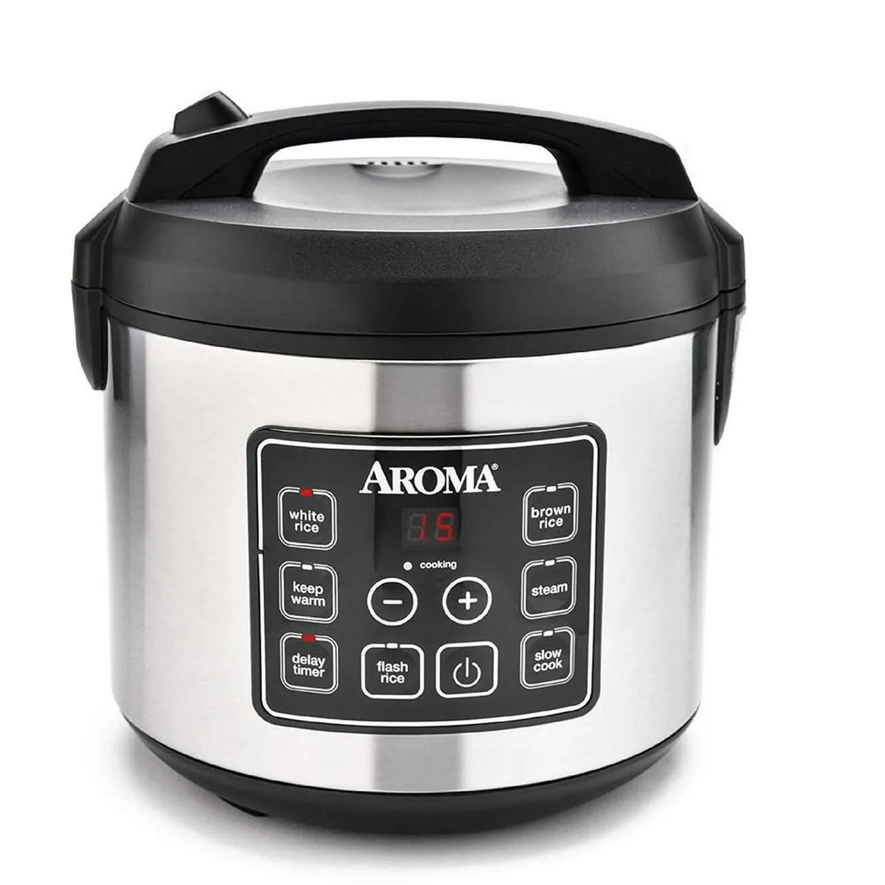 Aroma 20-Cup Digital Rice Cooker and Food Steamer (Refurbished)