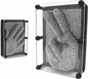 ArtCreativity 3D Pin Art Toy (Pack of 2) - Large 5x7 & Small 3.5x5 Sensory Boards for Kids & Adults - Autism-Friendly, Durable, Creative Gift Idea