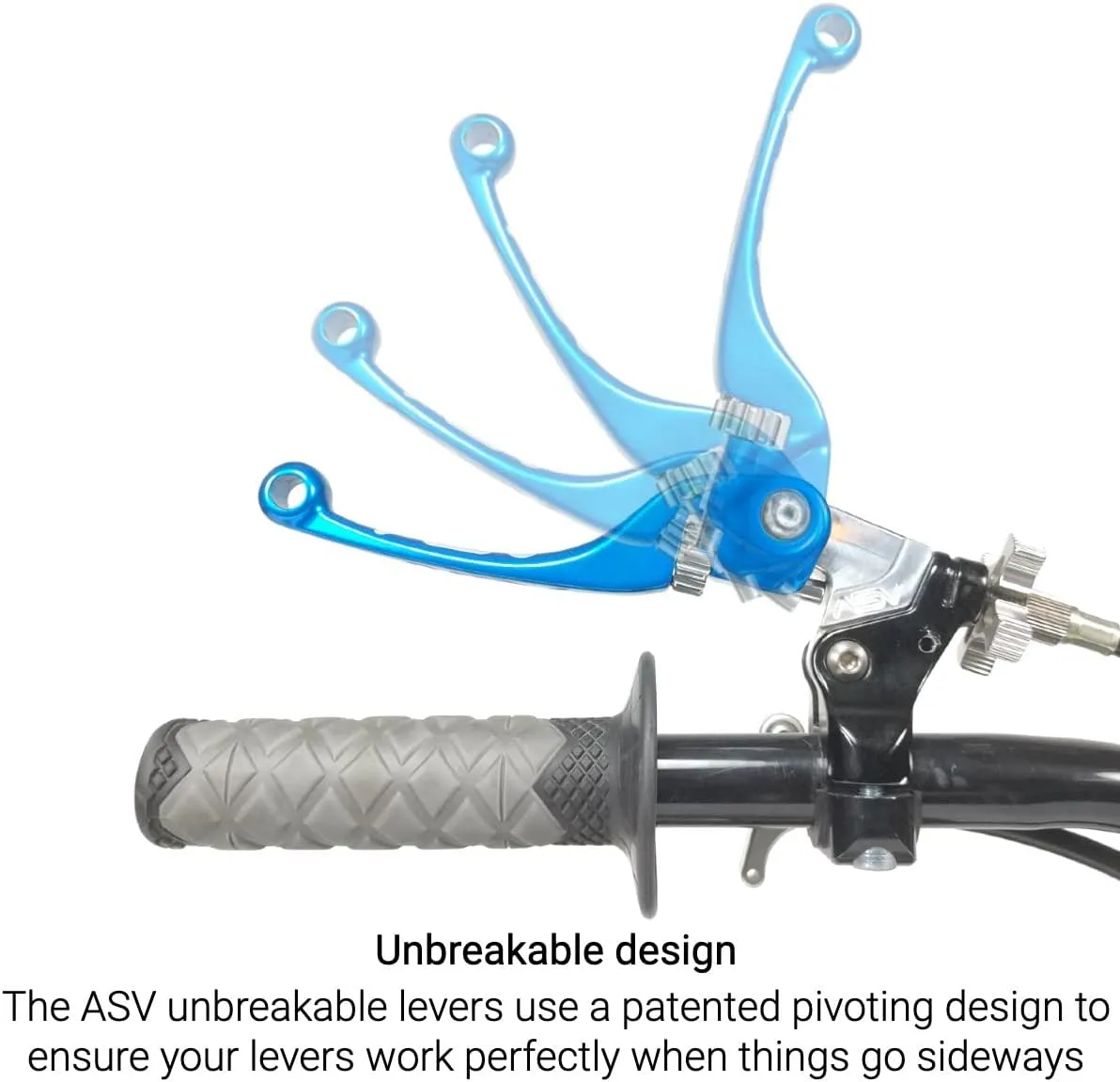 ASV Unbreakable F4 Off-Road Dirt Brake Lever # BTF401 - Black