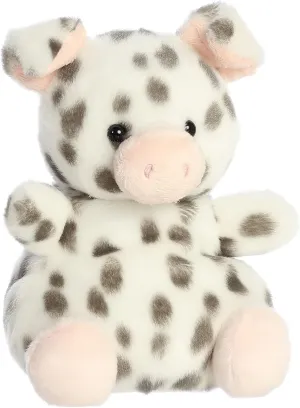Aurora® Adorable Palm Pals™ Party Sized™ Piggles Spotted Piglet™ Stuffed Animal - Fun Collectible Plush for Kids and Adult Collectors - Perfect for Decorating Rooms and Birthday Gifts - Gray 8 Inches