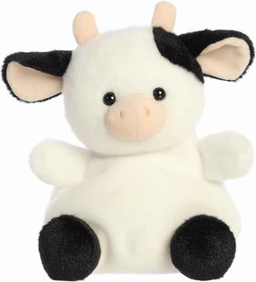 Aurora® Adorable Palm Pals™ Party Sized™ Sweetie Cow™ Stuffed Animal - Fun Collectible Plush for Kids and Adult Collectors - Perfect for Decorating Rooms and Birthday Gifts - White 8 Inches