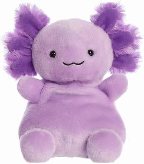 Aurora® Adorable Palm Pals™ Party Sized Xavier Purple Axolotl™ Stuffed Animal - Fun Collectible Plush for Kids and Adult Collectors - Perfect for Decorating Rooms and Birthday Gifts - Purple 8 Inches