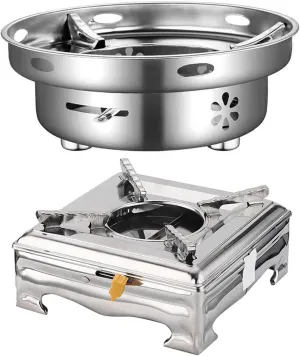 Backpack Burner Stove - Compact Stainless Steel Alcohol Stove | Lightweight Cooking Spirit Outdoor an Ultralight Backpack Burner Stand for Travel, Hiking, Survival Equipment, Picnic and Camping