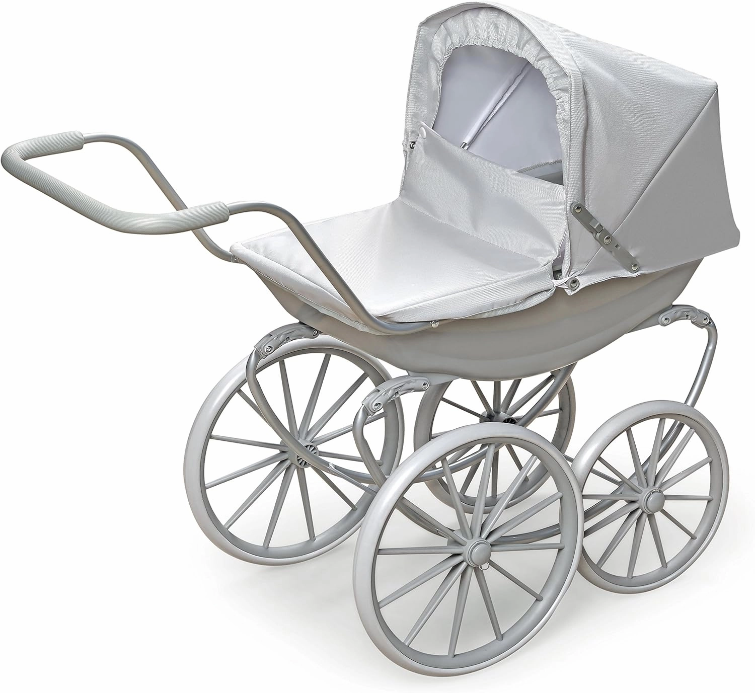 Badger Basket London Doll Stroller for 18 Inch Dolls – Stylish and Functional Stroller for Creative Play for Young Doll Lovers