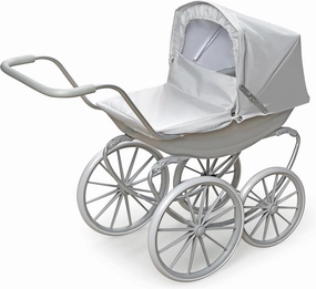 Badger Basket London Doll Stroller for 18 Inch Dolls – Stylish and Functional Stroller for Creative Play for Young Doll Lovers