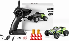 BAMBIX RC Off-Road Model, Electric Off-Road Vehicle Model, 801 1/32 2.4G RC Vehicle, RC Mini Electric Drift Vehicle Model, Halloween Surprising Car Gift for Boys (RTR Version)