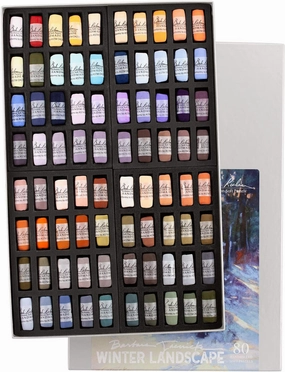 Barbara Jaenicke 80 pc Winter Landscape Pastel Set