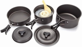 Barbecue Tableware Set Pot Outdoor Supplies Pot Set Camping Set Pot Outdoor Field Tableware Pot Set