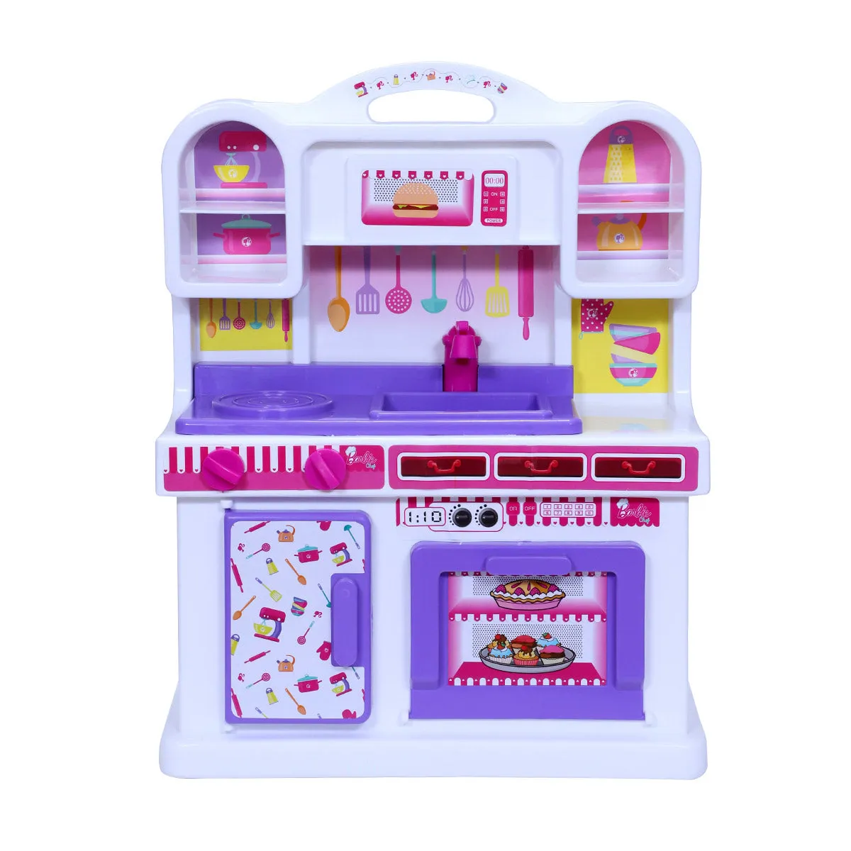 Barbie - Kitchen set | Kids Kitchen Set | Role Play Set | Pretend Play Kitchen Accessories Set | Cooking set | Miniature Household Set | For Kids age 3  years