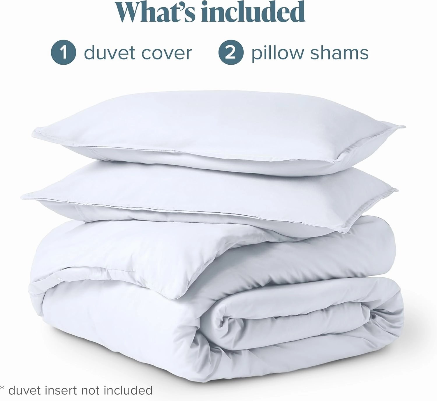 Bare Home Bedding Duvet Cover Queen Size - Premium 1800 Super Soft Duvet Covers Collection - Lightweight, Cooling Duvet Cover - Soft Breathable Bedding (Queen, White)