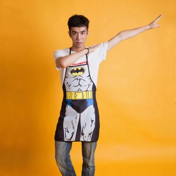 Batman Pattern Creative Washable Kitchen Apron Funny Cooking Supplies