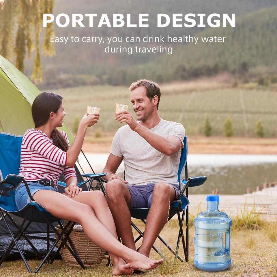 BESPORTBLE 5L Reusable Water Jug – Portable Mineral Water Container with Handle, Leak-Proof, Ideal for Camping, Travel, and Home Use