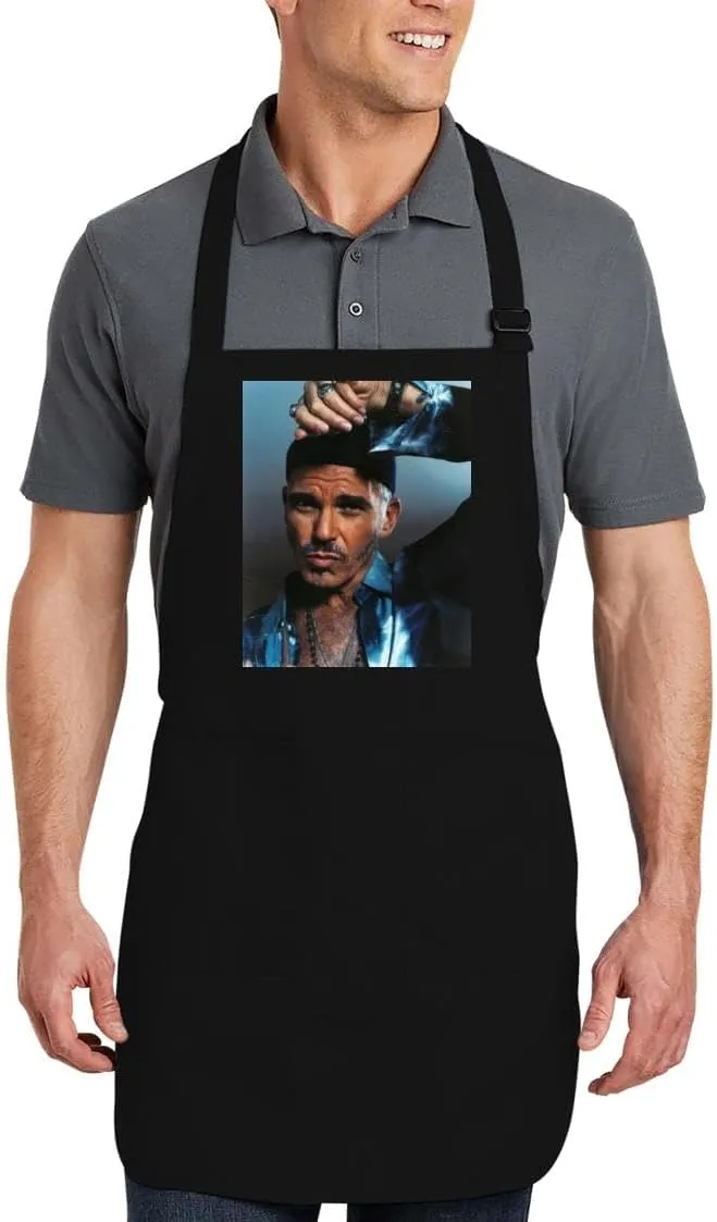 Billy Bob Thornton - Cotton Cooking Kitchen Apron #IDPP539129, Black
