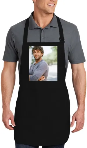 Billy Currington - Cotton Cooking Kitchen Apron #IDPP305492, Black