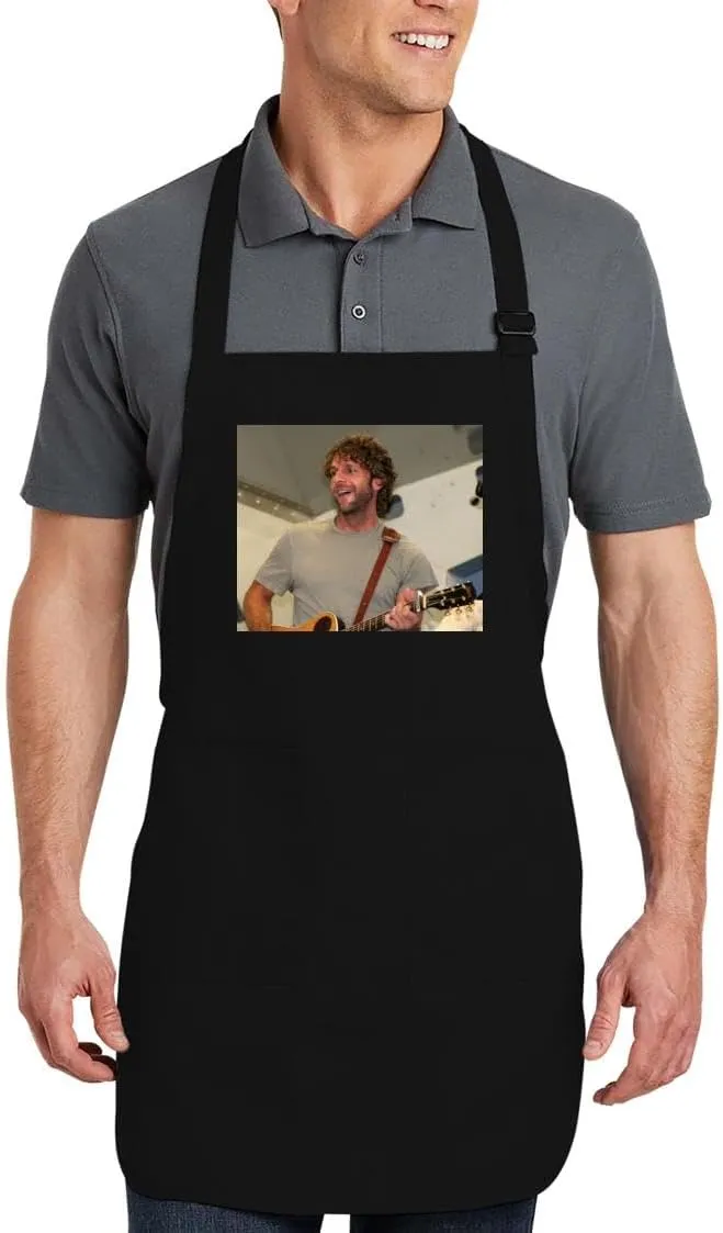 Billy Currington - Cotton Cooking Kitchen Apron #IDPP305498, Black