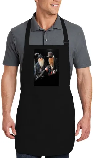 Billy Gibbons - Cotton Cooking Kitchen Apron PFP #GG343301, Black