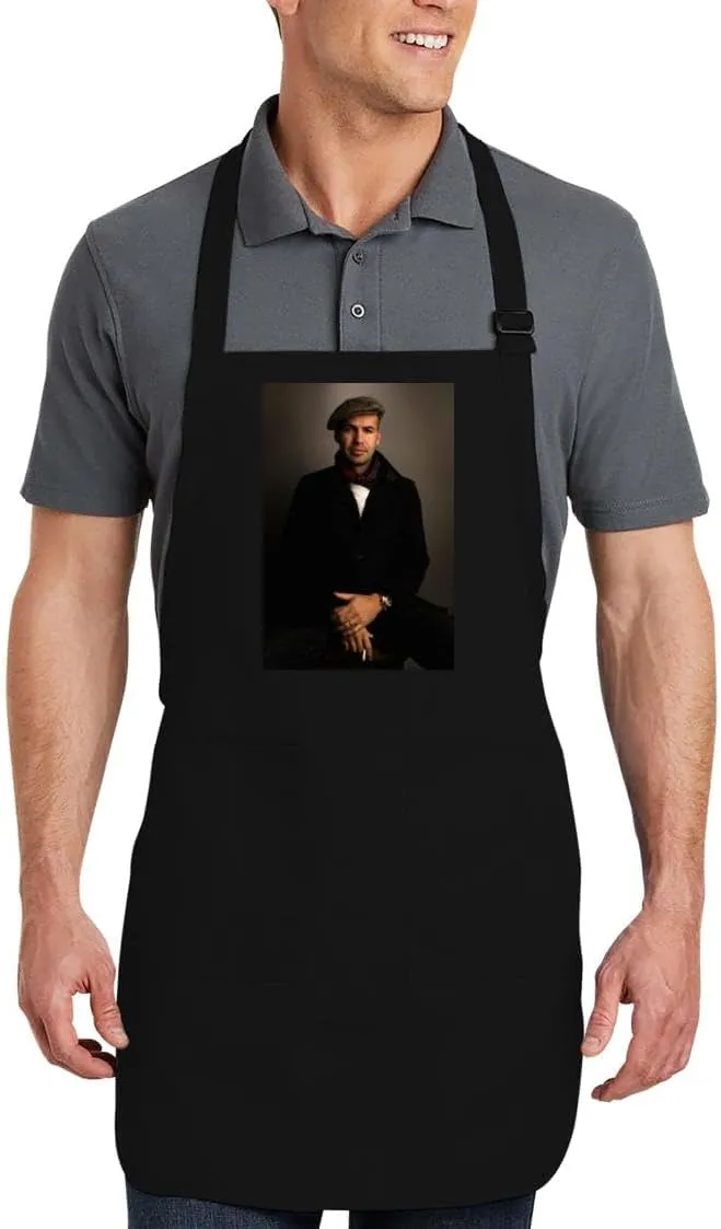 Billy Zane - Cotton Cooking Kitchen Apron PFP #GG152908, Black