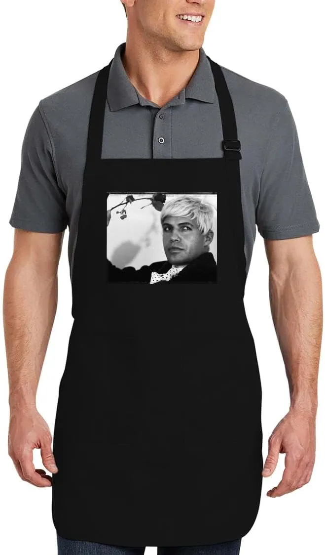 Billy Zane - Cotton Cooking Kitchen Apron PFP #GG546265, Black