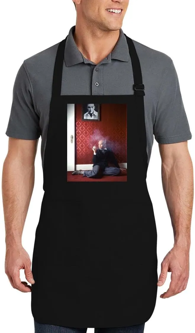Billy Zane - Cotton Cooking Kitchen Apron PFP #GG546267, Black