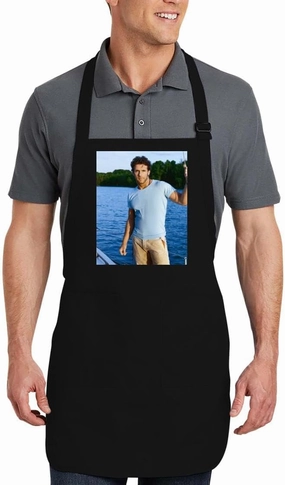 Billy Currington - Cotton Cooking Kitchen Apron #IDPP305489, Black