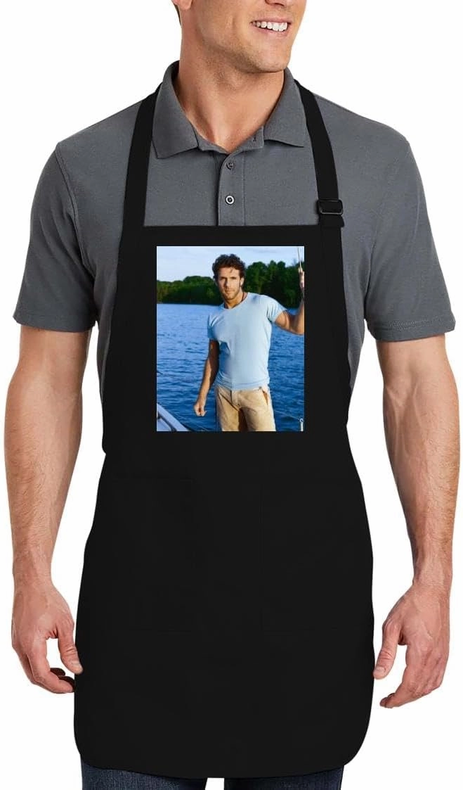 Billy Currington - Cotton Cooking Kitchen Apron #IDPP305489, Black