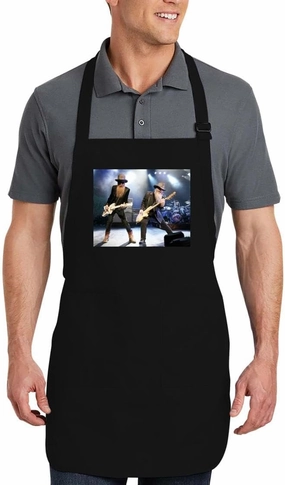 Billy Gibbons - Cotton Cooking Kitchen Apron PFP #GG343305, Black