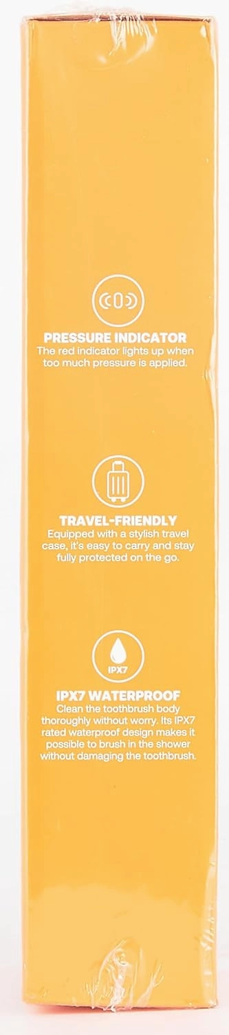 Bitvae R2 Rotating Electric Toothbrush for Adults with 8 Brush Heads, Travel Case, 5 Modes Rechargeable Power Toothbrush with Pressure Sensor, 3 Hours Fast Charge for 30 Days, Black