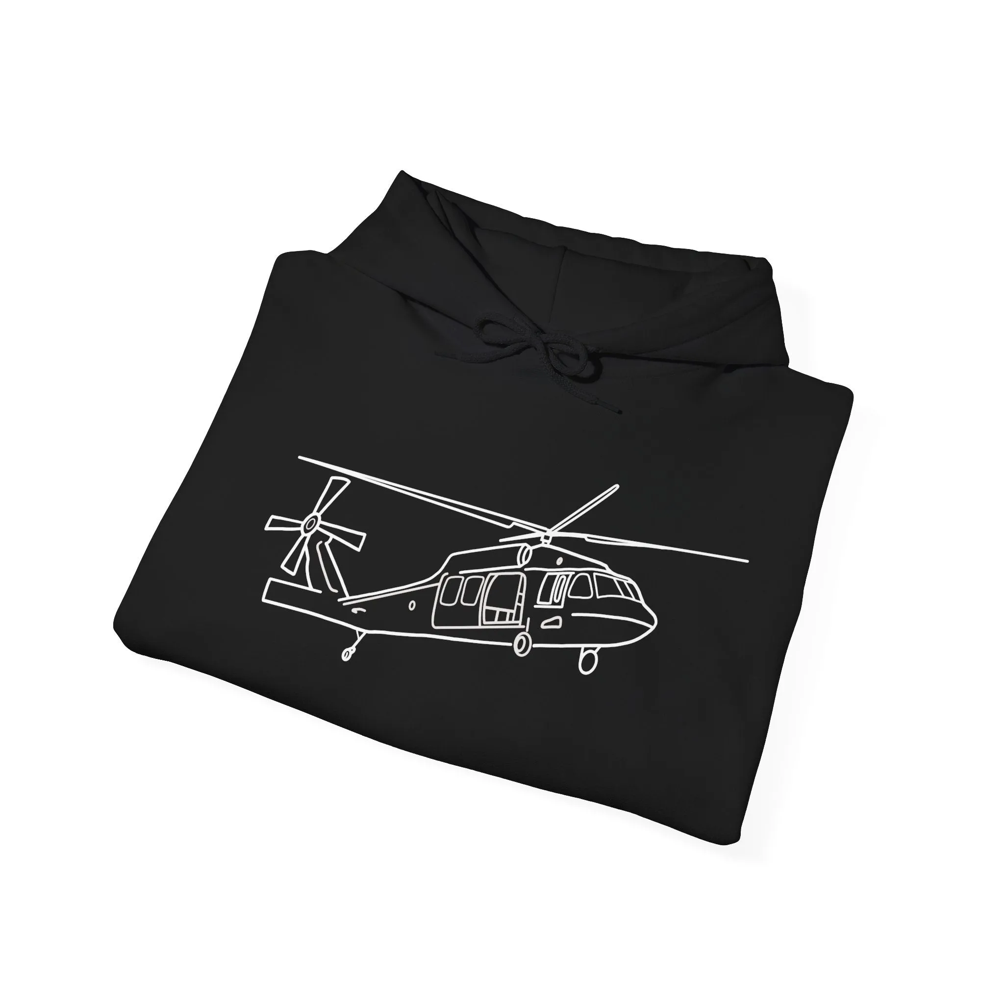 Blackhawk Line Art Heavy Blend Hooded Sweatshirt