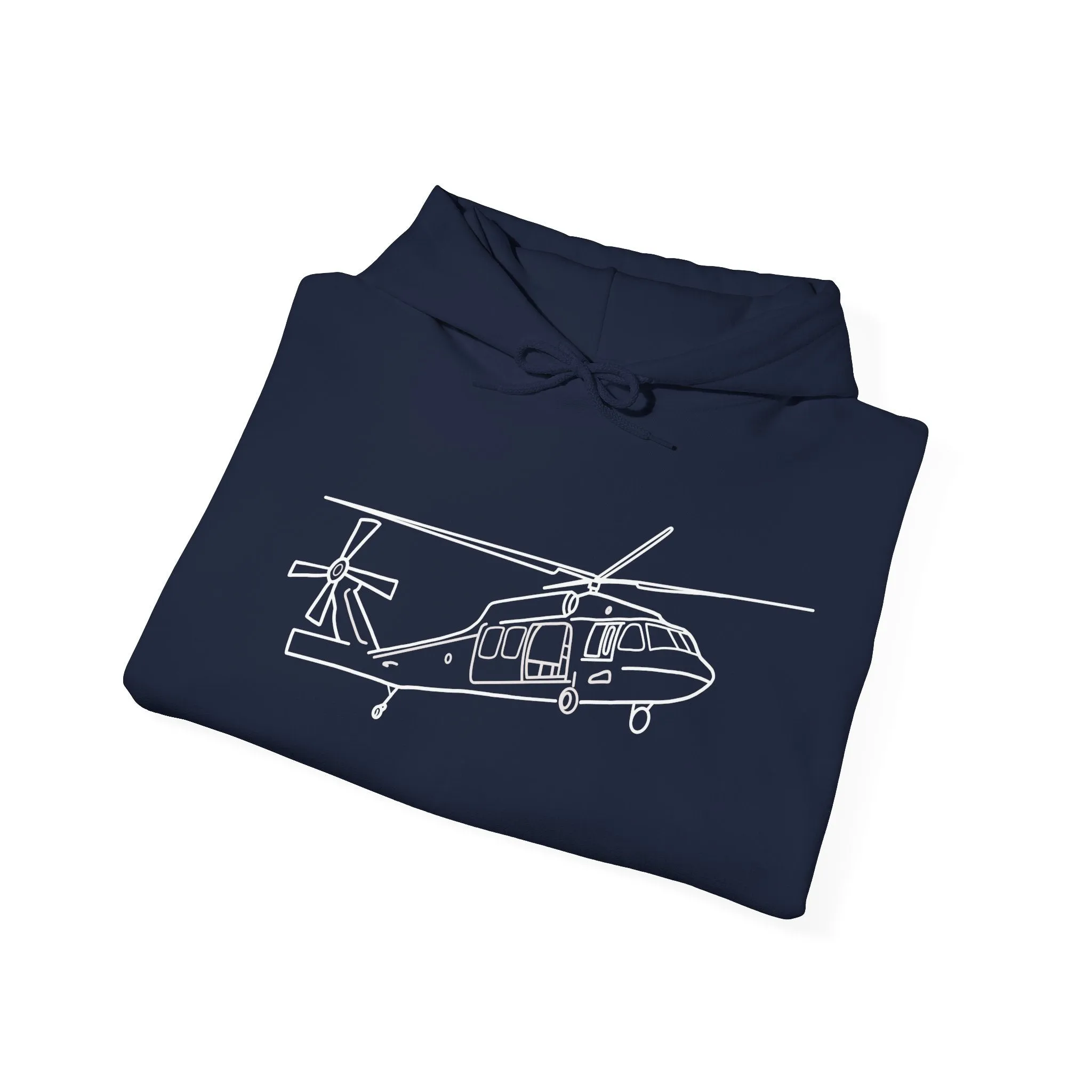 Blackhawk Line Art Heavy Blend Hooded Sweatshirt