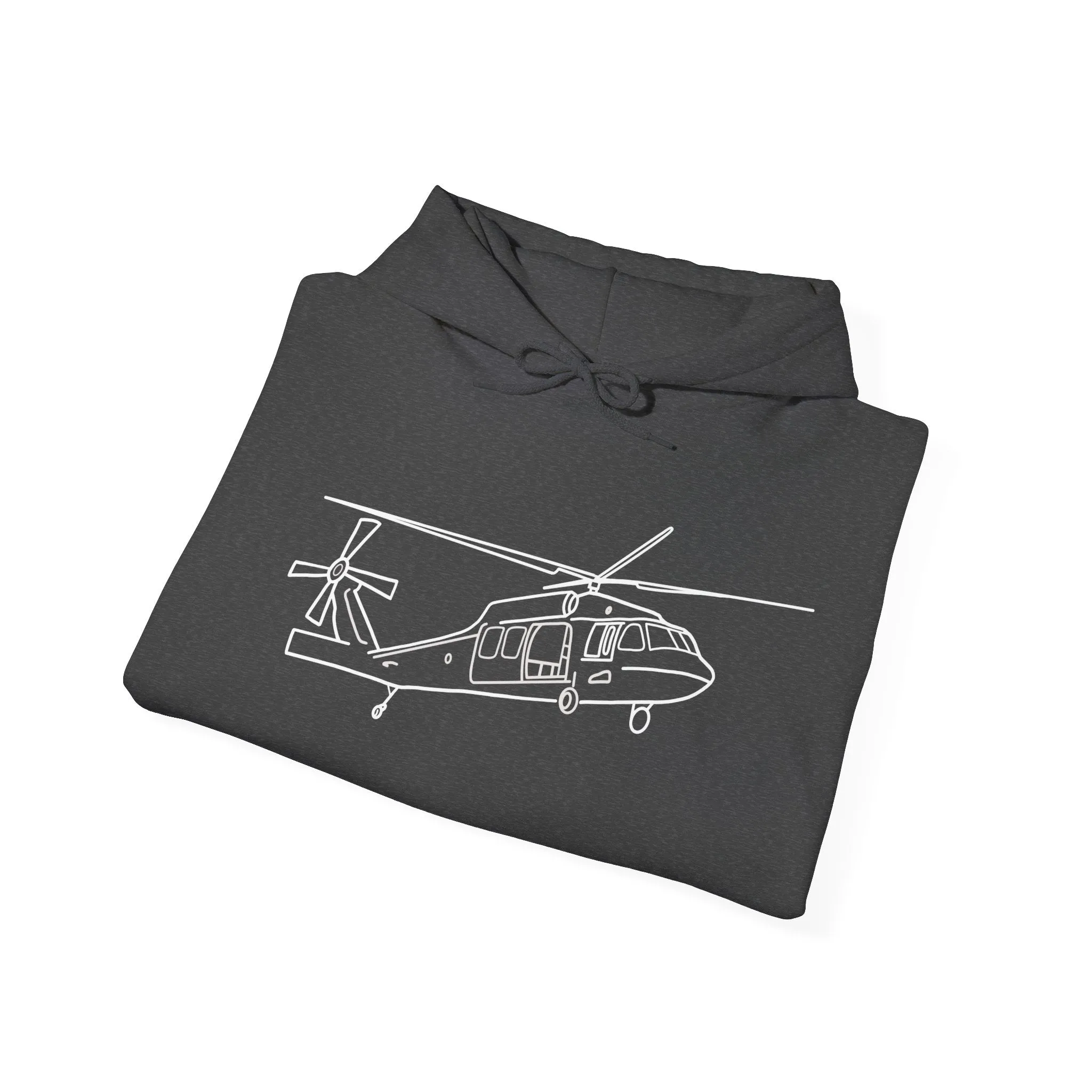 Blackhawk Line Art Heavy Blend Hooded Sweatshirt