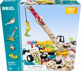 BRIO Builder - 34604 Builder Activity Set | Educational Roleplay & Construction Toy for Kids Aged 3 Years Up