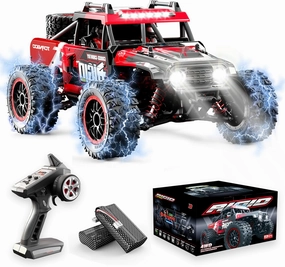 Brushless Fast RC Truck, RTEletric 1/16 Scale All-Terrain Remote Control Car for Adults, 4x4 Waterproof RC Monster Truck, Max 50 MPH, with Two Rechargeable Batteries