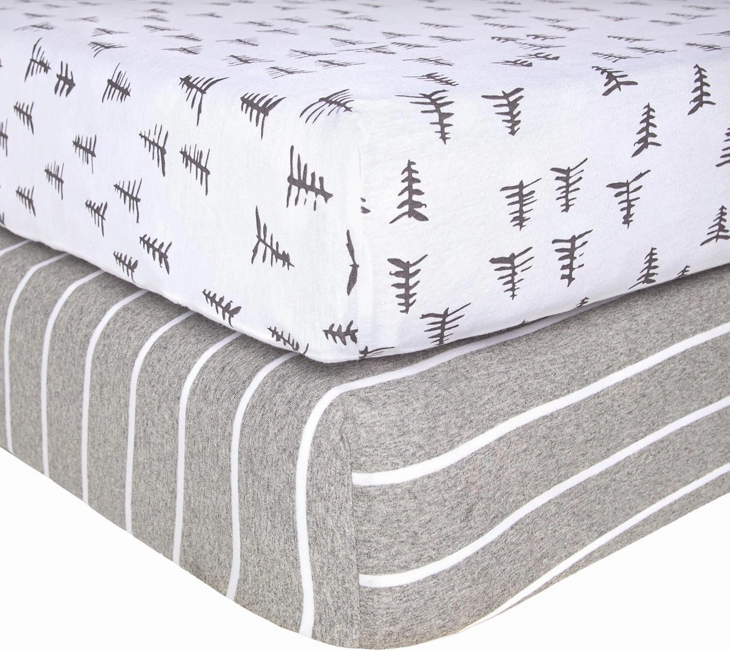 Burt's Bees Baby Essential Organic Cotton Fitted Crib Sheet, Breathable for Boy Girl Standard Crib & Toddler Mattresses