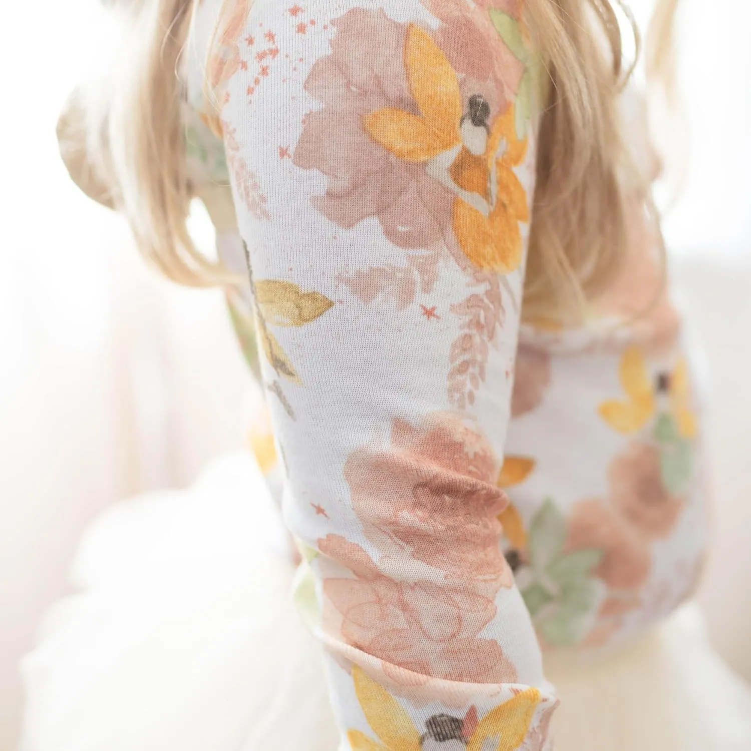 Burt's Bees Baby Baby Girls' Pajamas, Tee and Pant 2-Piece Pj Set, 100% Organic Cotton