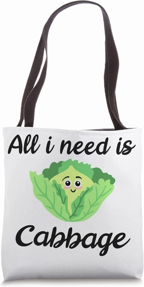 Cabbage Vegetable Tote Bag