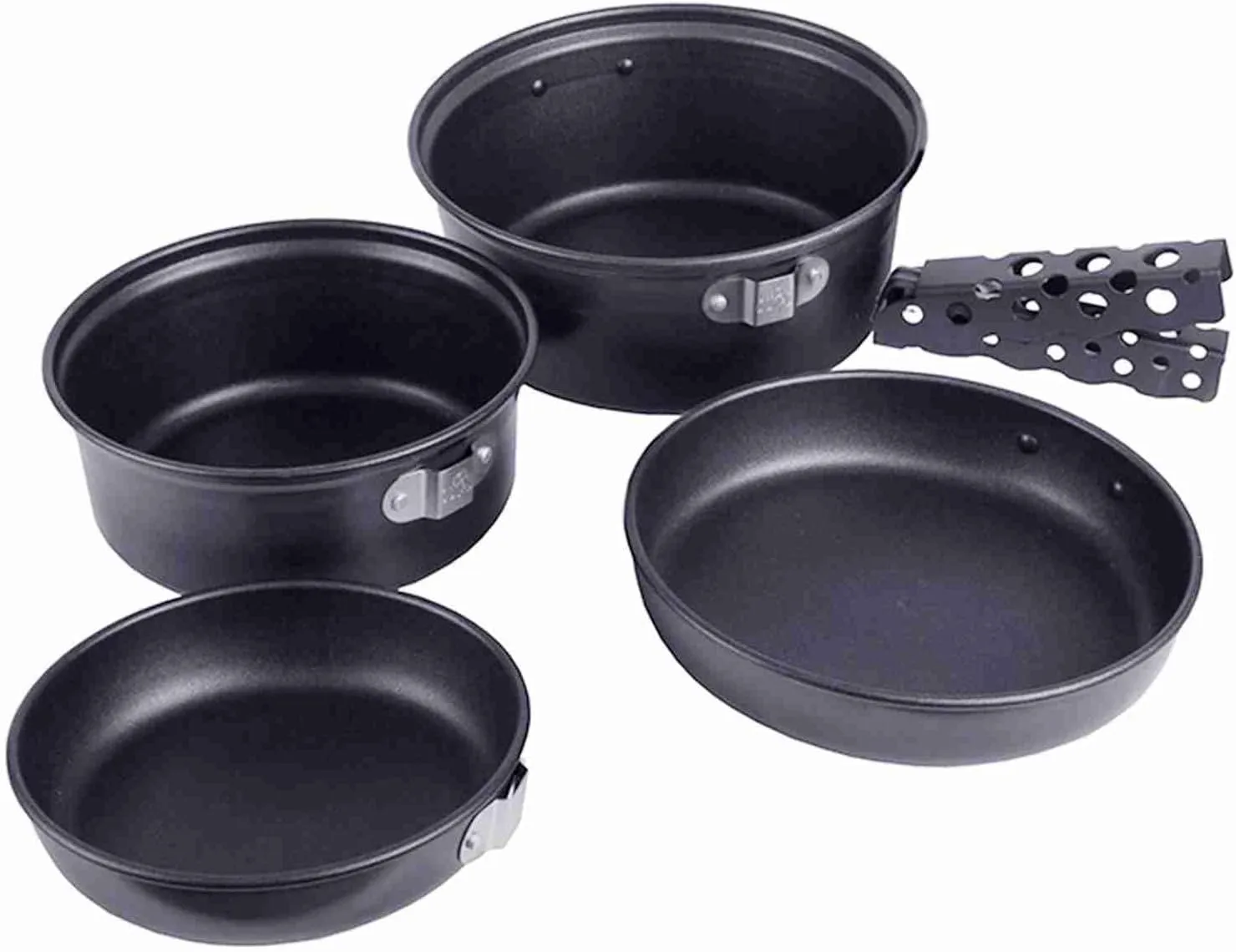 Camp Plates And Pans Sets Nonstick Backpacking Picnic Cooking Ultra-lightweight Portable