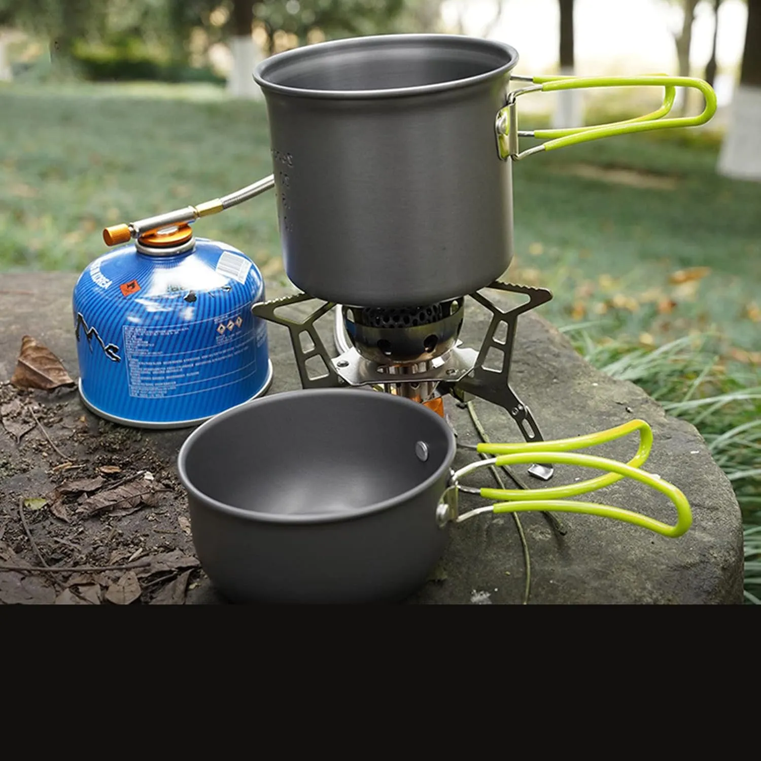 Camping Cookware Set Aluminum Camping Cookware Campfire Cooking Kit Survival Cooking Set Portable Cooking Equipment for Outdoor Camping