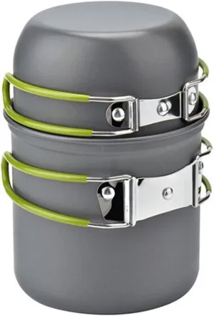 Camping Cookware Set Aluminum Camping Cookware Campfire Cooking Kit Survival Cooking Set Portable Cooking Equipment for Outdoor Camping