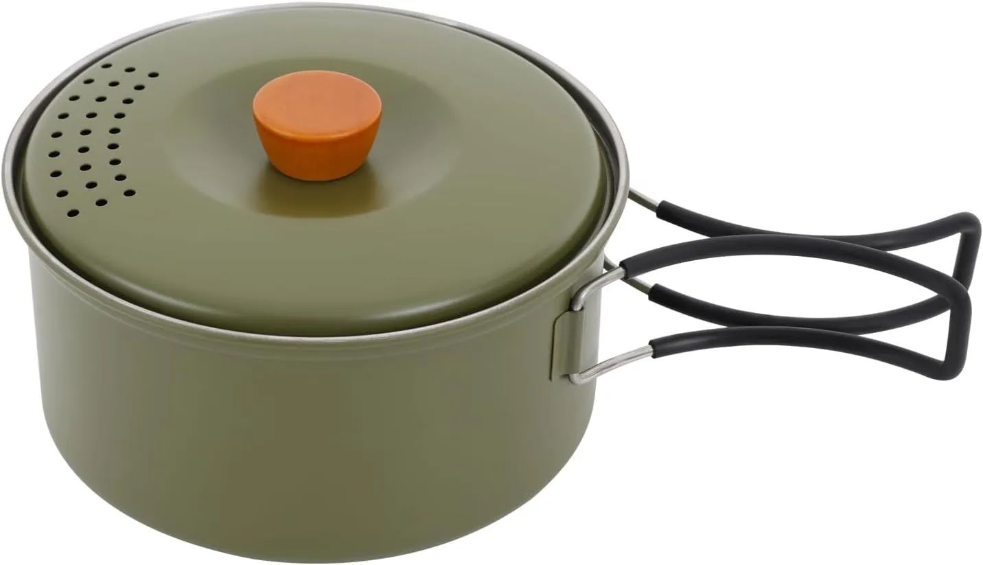 Camping Cookware Set, Camping Cooking Set, 304 Stainless Steel Camping Pots and Pans, with 1* Storage Bag, for Outdoor Activities