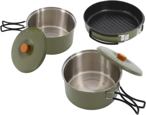 Camping Cookware Set, Camping Cooking Set, 304 Stainless Steel Camping Pots and Pans, with 1* Storage Bag, for Outdoor Activities