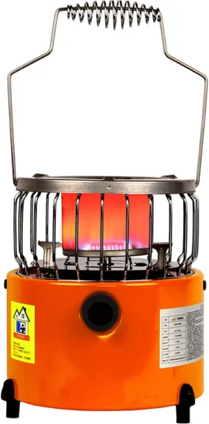 Camping Propane Heater - Outdoor Portable Gas Heater & Stove Included Tent Heaters for Ice Fishing Backpacking Hiking Hunting with Handle